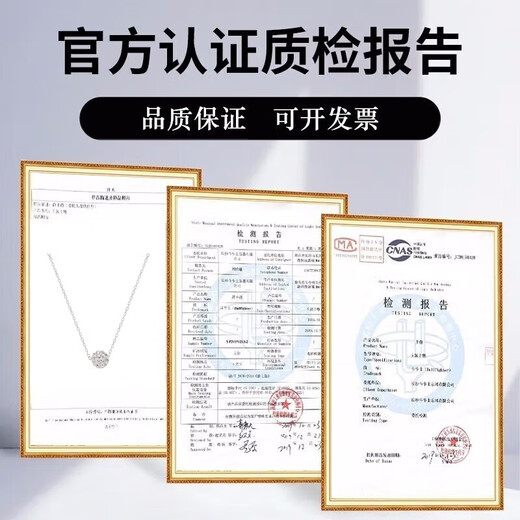 MZMZ Transfer Beads Platinum Necklace Women's PT950 Platinum Clavicle Chain Lucky Pendant Birthday Anniversary Gift for Girlfriend Engraving/Greeting Card Please take a photo of this