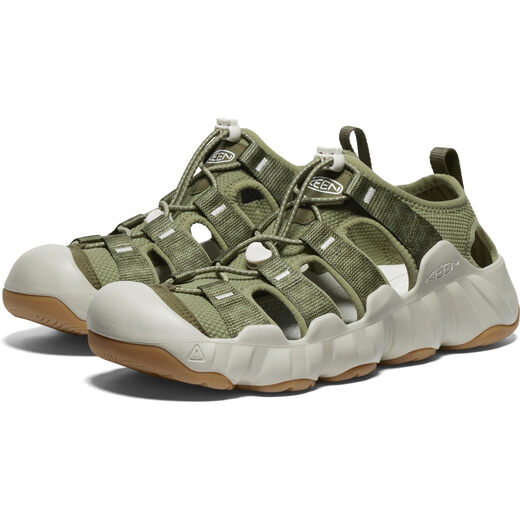 KEEN Men's Outdoor Creek Sandals Closed Toe Breathable and Comfortable Multi-Sport Martini Olive/Taupe Square 42.5 (9.5 US)