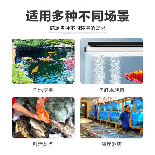 AquaBlue fish tank oxygen pump high-power aquarium oxygen pump seafood oxygen generator oxygen pump fish oxygen pump AP-160 powerful oxygen pump complete set of accessories