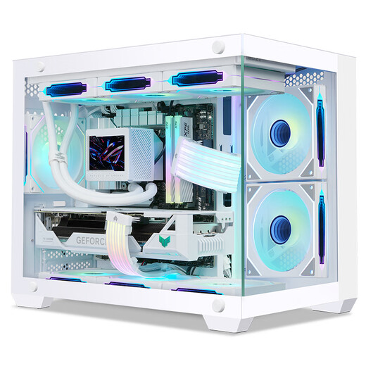 ASUS family bucket intel i5 14600KF/RTX5060/5070 Delta Action high-end e-sports/assembly computer/game desktop computer host DIY assembly machine i5 14600KF+liter RTX5070+360 water cooling