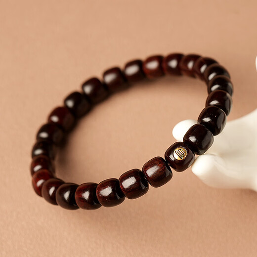 满木园印度小叶紫檀手串女士 老料高油高密檀香单圈手链男士生日礼物