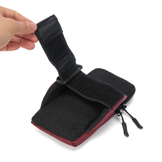 Yang Peng wears mobile phone case on hand running equipment arm mobile phone holder wrist bag 2024 mobile phone arm bag women's thin B230 black