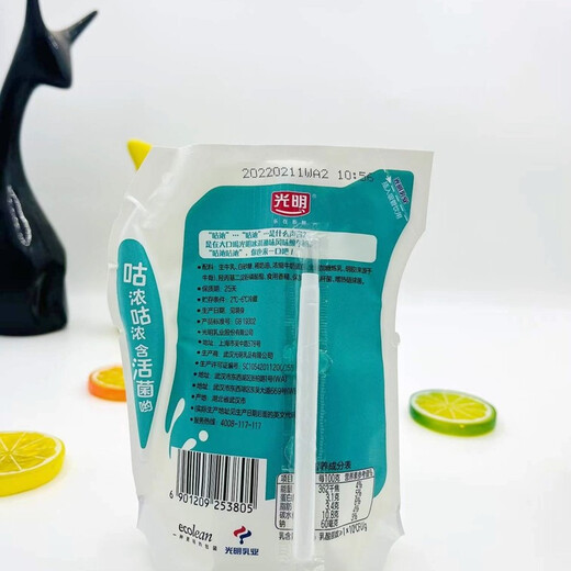 Guangming Grung concentrated flavor yogurt original ice cream and other multi-flavor children's nutrition bagged yogurt 12 bags original flavor 12 bags