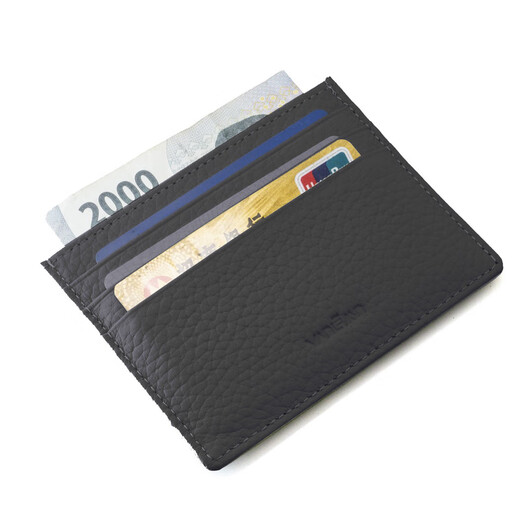 VANLEMN Danish anti-theft card swipe bag women's ID bag small ultra-thin cowhide men's high-end driver's license card holder pink anti-theft swipe card holder can hold driver's license