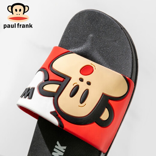 Big mouth monkey PaulFrank slippers for women summer children parent-child couple fashion cartoon home bathroom slippers men PF6219 red 38