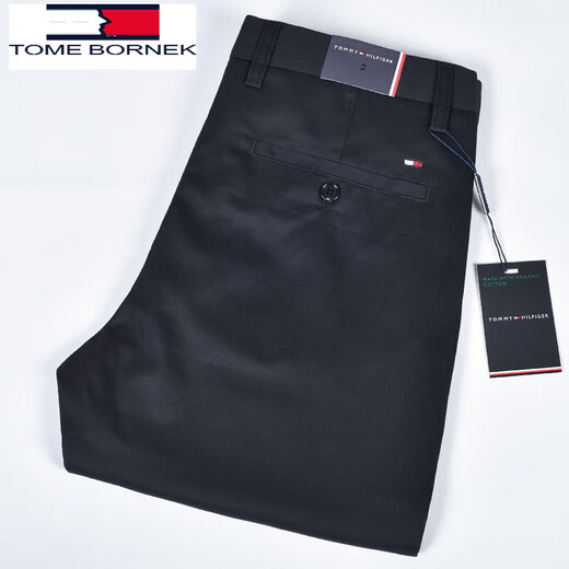 Tommy Hee Kelly Tommy Tommy Casual Hosen Herren Sommer Dünn 2024 Neue Straight Business Hosen Lange Hosen Männer 9901 Khaki + 7701 Marine Blue 2 33