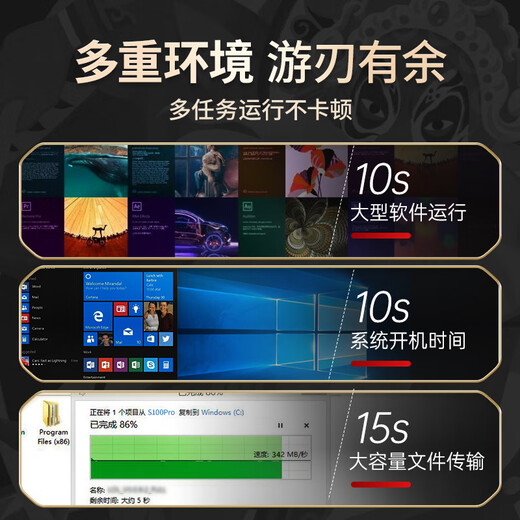 梵想（FANXIANG）512GB SSD固态硬盘 SATA3.0接口TLC颗粒 读速高达560MB/s 台式机笔记本电脑AI PC存储配件S100PRO