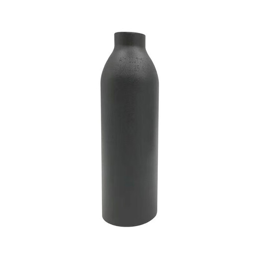 High pressure gas cylinder 30mpa aluminum bottle diving soda water CO2 one-piece explosion-proof cylinder small gas cylinder black 0.35