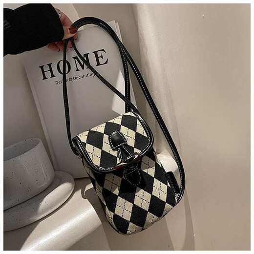 Kingtrip New Mobile Phone Bag Women's Shoulder Crossbody Mini Small Bag Western Style Brown