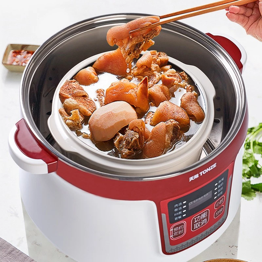Tianji (TONZE) water-proof fish maw stewed bird's nest fish maw special fully automatic soup pot electric stew pot ceramic inner pot stew health multifunctional electric stew pot household 32CG water-proof stew 3.2L
