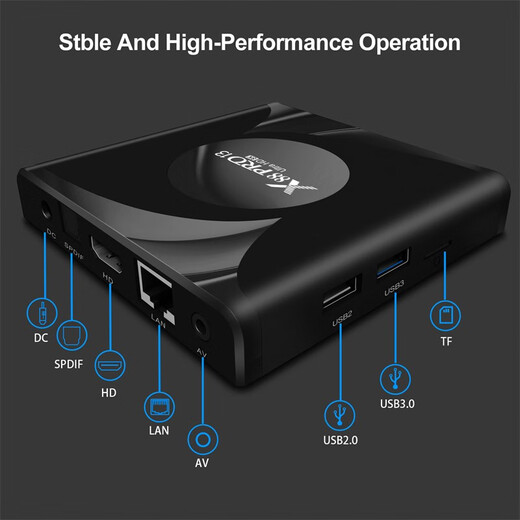 AIRWORLD foreign trade TV box X88 PRO 13 native Android 13 HD 8k network player WIFI6 Bluetooth 5 4G 64G domestic version installed VIP film and television