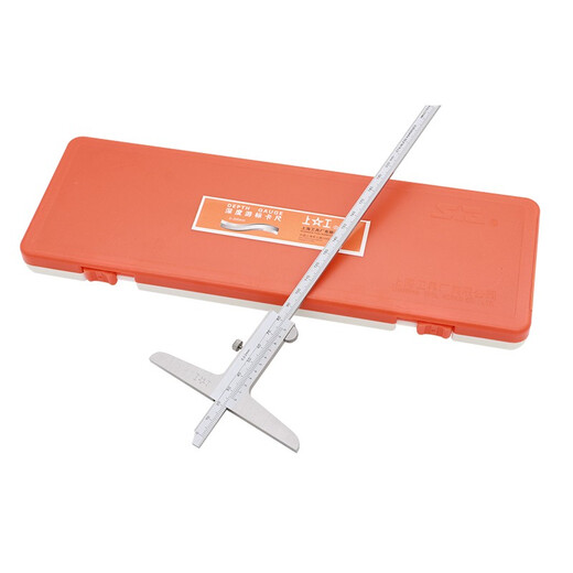 Shanggong Depth Vernier Caliper 0-150mm Graduation Value 0.02 Stainless Steel Depth Gauge Vernier Caliper High Precision