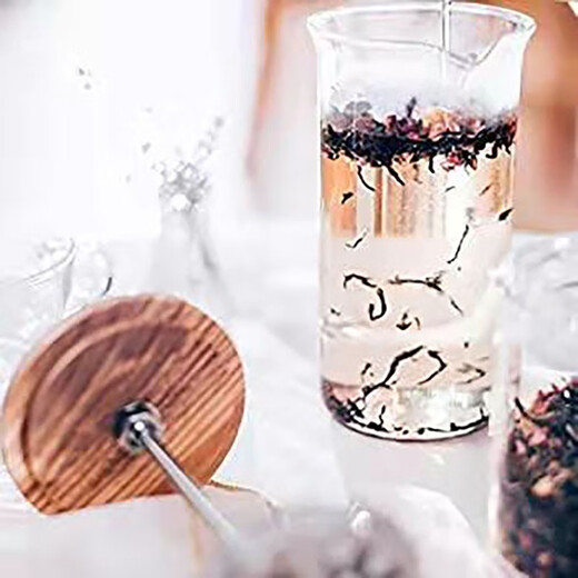HARIO French press heat-resistant glass olive wood coffee pot teapot imported from Japan THW
