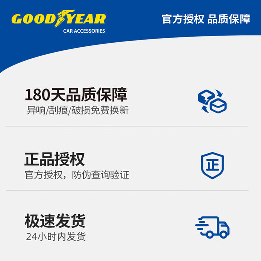 Goodyear BMW 3 Series Wiper Blades 05 to 25 330/320li/325i 3 Series GT Original Silent Wiper Blades 1 pair