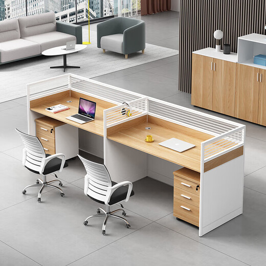 Weitai office screen work station staff computer desk and chair modern simple office desk and chair card seat combination workbench