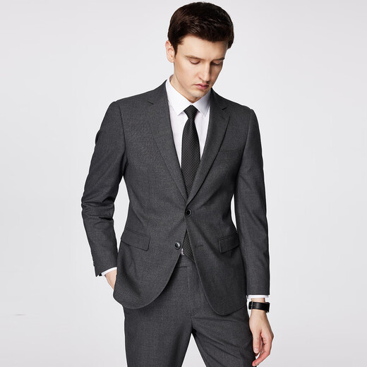 Shanshan suit men's four-season wool blended business slim professional commuting formal groomsmen groom wedding two-piece suit
