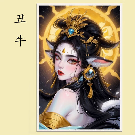 Taoli Shijia Cartoon Animation Style chino Doce Puzzle Zodiac 1000 piezas con regalos de juguete para adultos enmarcados a mano Haizhu-Gift H844 1000 piezas de rompecabezas de madera (separación)