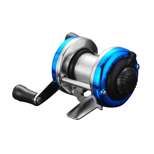 DiaoLongWang mini ice fishing wheel/raft wheel/drum wheel TB small drum fishing gear wheel small drum blue