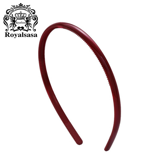 Royal sasa royal sasa ultra-fine solid color hairband with toothed hair accessories Korean headband face wash broken hair clip simple versatile headwear red RE