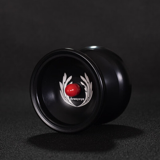 Yaying Yo-Yo Metal Yo-Yo Competition Version YOYO Ball Aluminum Alloy Animation Enlightenment Children's Toy Pure Black Wings