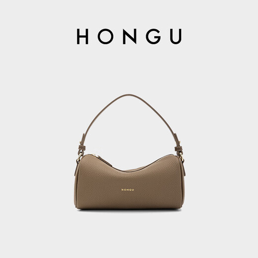 Honggu Bags Damentasche, neue Mode, vielseitige Schulter-Crossbody-Tasche, erste Schicht, Rindsleder, Handtasche, Weihnachtsgeschenk, Elefantengrau