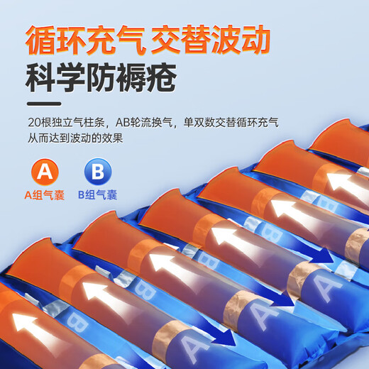 JIAHE air mattress anti-decubitus automatic turning medical air mattress bedridden elderly inflatable mattress paralyzed patient long lying artifact