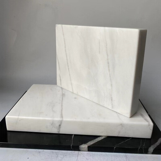 Jazz White Marble Sculpture Base Marble Pad Base Marble Cube Stone Base Countertop Natural Jazz White Marble Custom Size