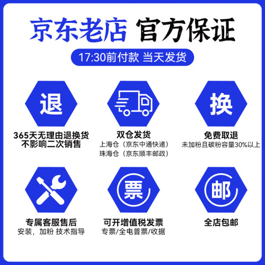 赛格适用惠普CC365A硒鼓CC366A CE849A CE845A CZ174A CE653A墨盒粉盒 【店长推荐】标准版易加粉硒鼓-2支装