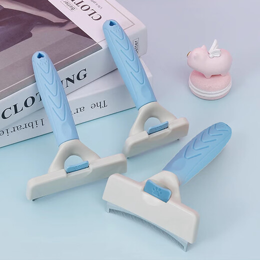 Pilot cat comb to remove floating hair, pet cat and dog knotting comb, hair removal artifact, Corgi, small and medium-sized dog brush supplies