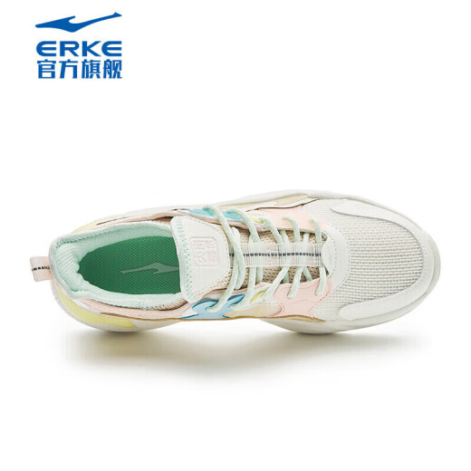 Hongxing Erke Women's Shoes Casual Sports Shoes Summer Mesh Breathable Increased Outdoor Jogging Shoes Valentine's Day Gift Rain