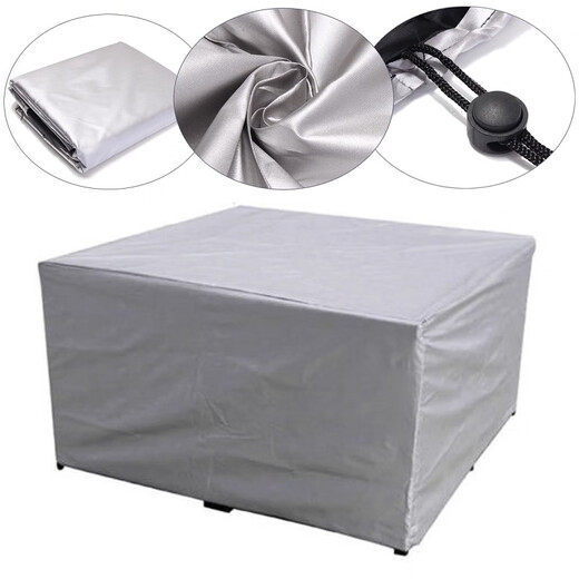 Pei Linkai can customize furniture dust cover, rain cover, protective cloth, outdoor furniture cover, waterproof cover, swing table and chair sun protection cover, black 80*80*70