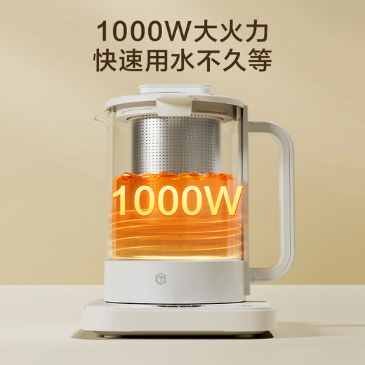 Jingdong Made Xiaoman health pot maternal and infant grade 316L stainless steel large filter with stew pot, glass insulation kettle, electric kettle, scented tea bird's nest pot, double-open lid stew pot