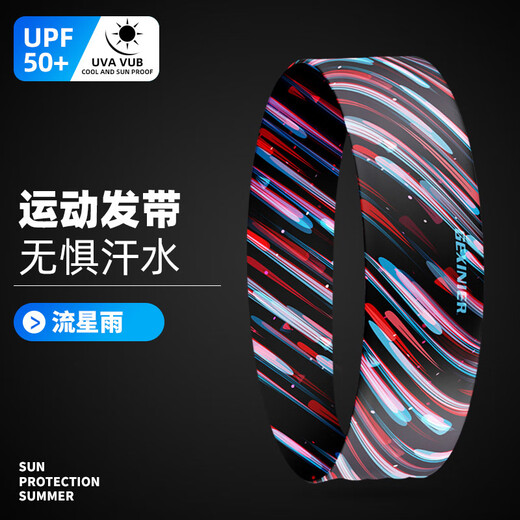 Baichao sports hairband antiperspirant headband men's sports sweat-absorbent sweat guide bandana fitness sports women's basketball anti-sweat running