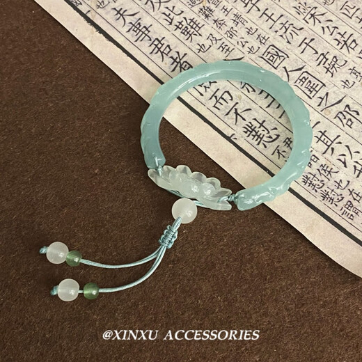 LEMIAO Neue Chinesische Lotus Bambus Harz Armband frauen Chinesischen Stil Mode Armband Persönlichkeit Armband Geschenk SL1049