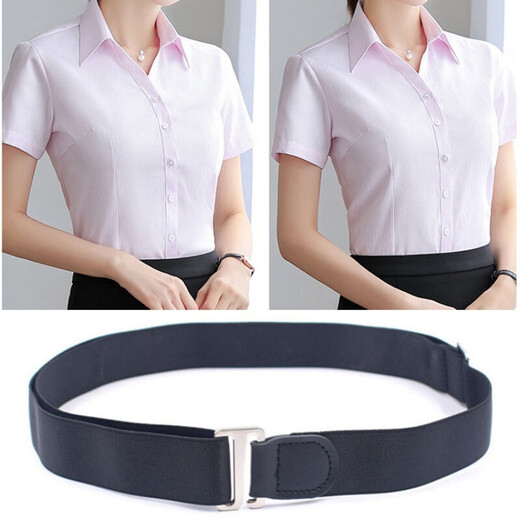 Shirt sleeve hoop corset artifact, unisex business shirt, anti-slip, anti-wrinkle, anti-slip, invisible straps, formal shirt top fixation, 3.0CM upgrade