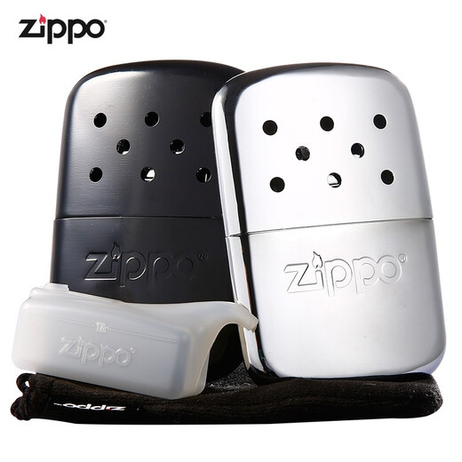 ZIPPOzippo American version original hand warmer hand warmer platinum catalyst hand warmer stove burner oil delivery American version silver