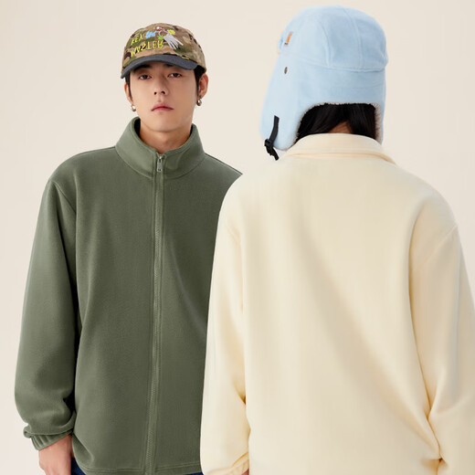 MINISO Austrian velvet jacket men's winter cold-proof warm top men's velvet thickened liner jacket black XL