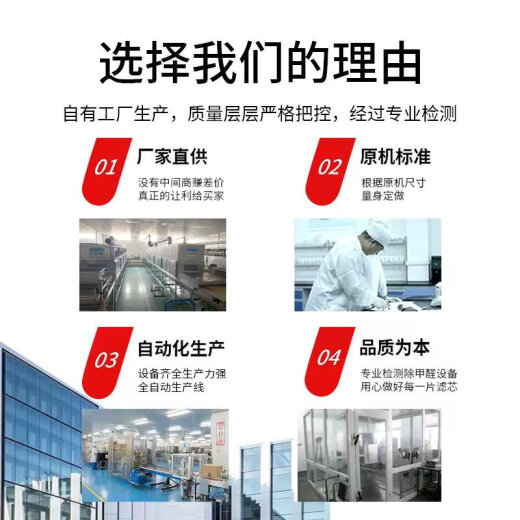 JF 适配三星空气净化器过滤网 滤芯 KJ720F-K7586WF/KJ719F
