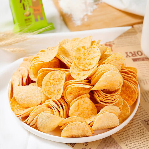 Grandma’s Potato Chips 28 Pack Snacks Gift Pack Full Box Puffed Food Office Snacks Approximately 560g