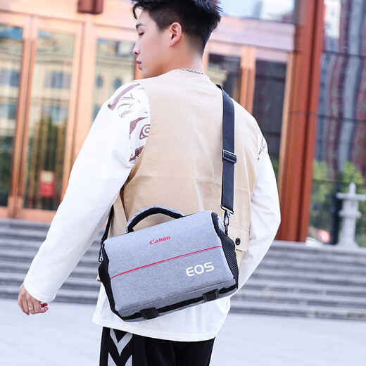 Zhenfenghe Multifunctional Canon Camera Bag SLR Micro Single Shoulder Nikon Sony Waterproof Photography Bag Large Capacity Drone Bag Waterproof Black Canon-Small