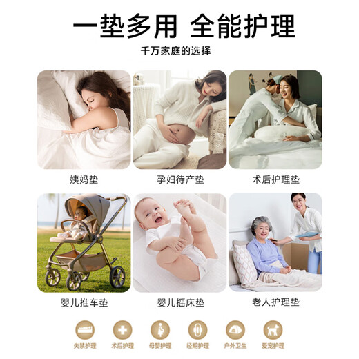 Dongyingxian medical nursing pad size 10 pieces 60*90cm adult baby maternity pad elderly disposable diaper mattress