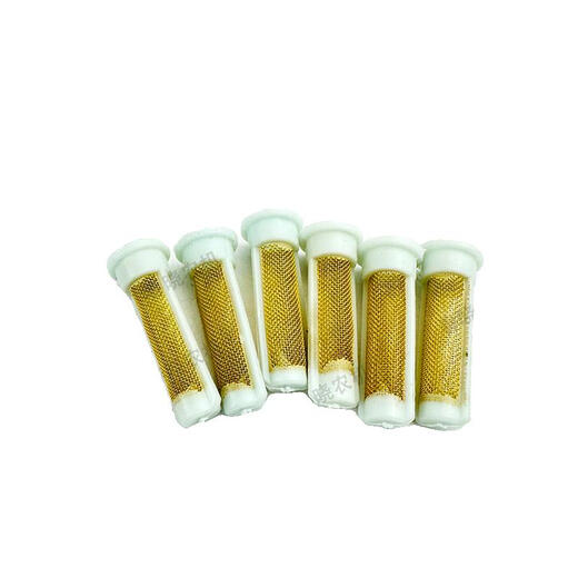 Diesel engine oil pump filter hand oil pump head small filter oil pipe filter M14 hollow screw inner filter M14 screw inner small filter 6 pieces