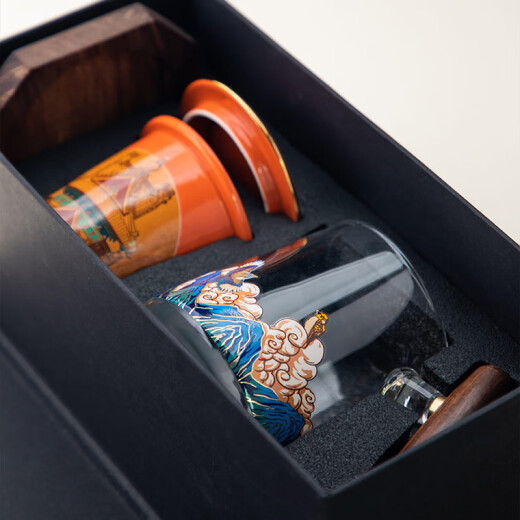 Pingzhi Forbidden City Cultural and Creative Tea Cup Tea Cup Tea Separate Cup Gift Box with Coaster for Leaders Cup Gift Star Time