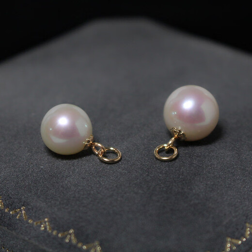 Yuanzu strong light 8-9mm natural fresh water DIY versatile simple single living mouth pearl pendant non-fading non-fading/fake one 8-8.5mm