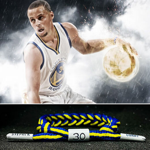 Qindu Basketball Bracelet Irving Cobe Curry James Harden Durant NBA All-Luminous Silicone Bracelet Rope SL-683 No. 23 Jordan No
