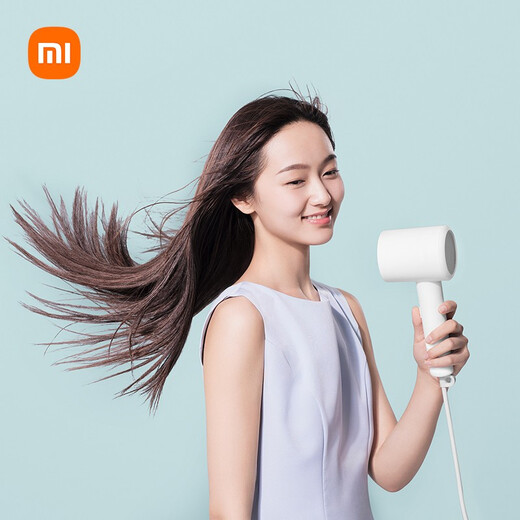Mijia Xiaomi Hair Dryer Quick-drying Hair Dryer Negative Ion Hair Care H300 Recommended Gift for Girlfriend Birthday Gift Home Student Dormitory