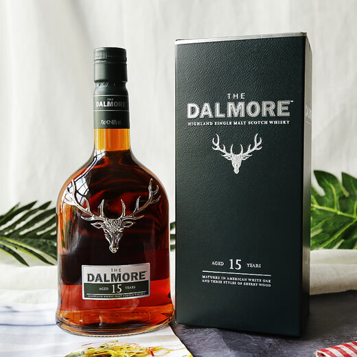 大摩（DALMORE） 15年 苏格兰单一麦芽威士忌 700ml 