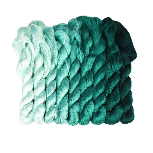 Other embroidery craftsmen No. 53 6A silk thread Hunan embroidery thread no-split untwisted velvet floral thread handmade materials wholesale direct brushed velvet no-split untwisted thread No. 6 large branch