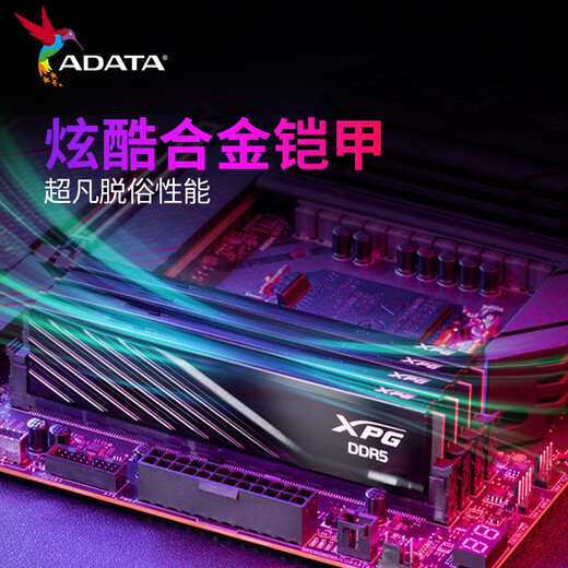 ADATA 24G/48G (24G*2) set DDR5 6000 frequency AI computer accessories desktop memory Veyron D300 matte vest C28 timing Hynix new Mdie C28/new Mdie 6000 24G*2 white