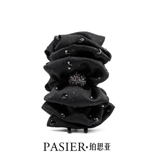 Bosiya Lewis series hair clips for women who don't care about hair volume, fashionable clips, versatile ball clips, shark clips for hair on the back of the head, black